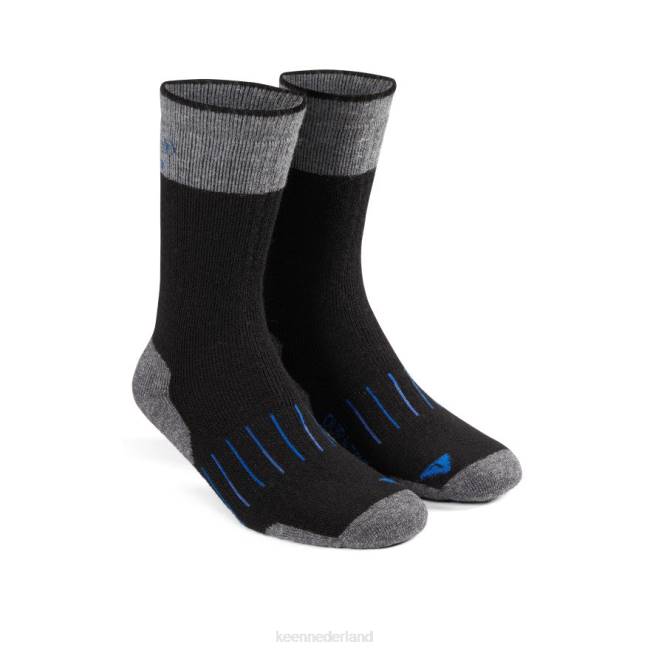 KEEN Pittsburg dubbele denier medium ronde sok 804T334 accessoires zwart Heren