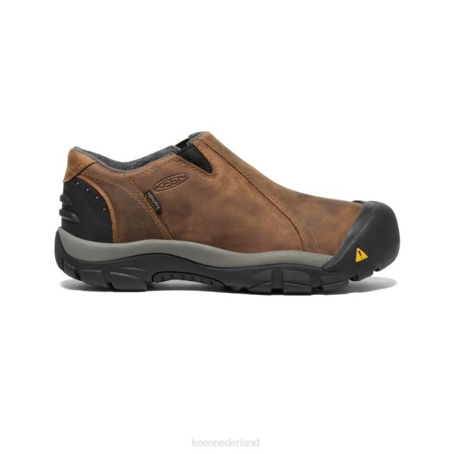 KEEN brixen waterdicht laag 804T382 schoenen leisteenzwart/meekrapbruin Heren