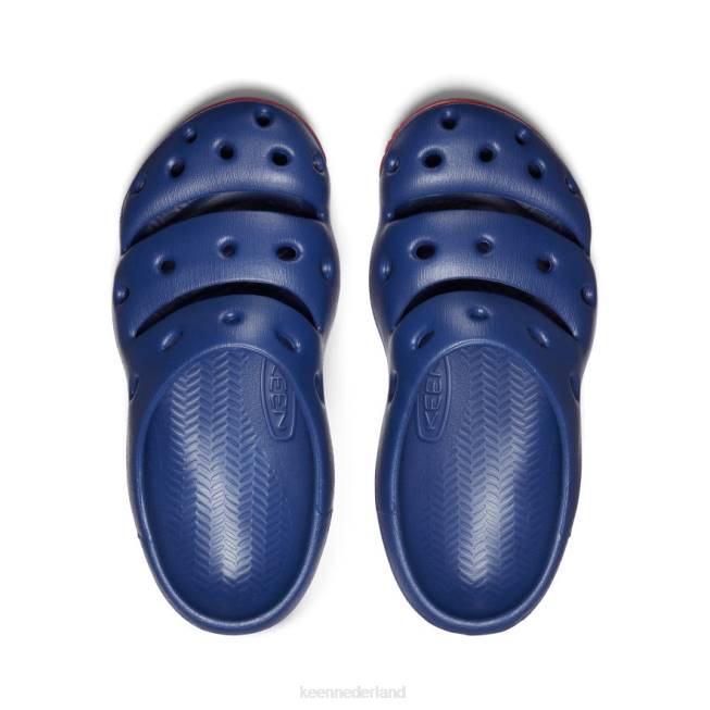 KEEN yogui 804T215 schoenen blauwe diepten/rode loper Heren