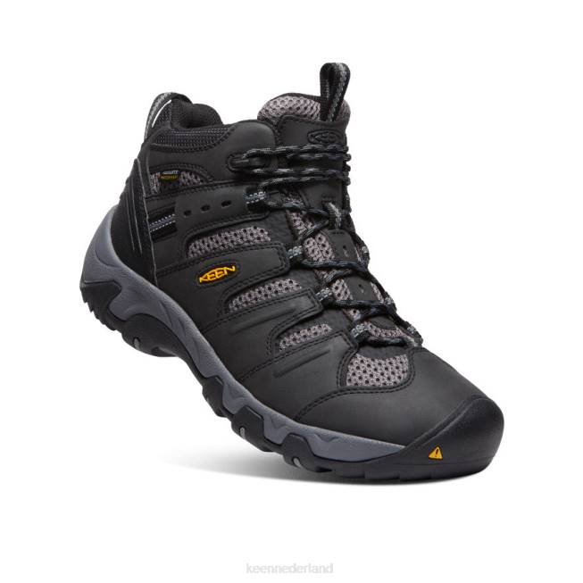 KEEN Koven waterdichte laars 804T320 schoenen zwart/staalgrijs Heren