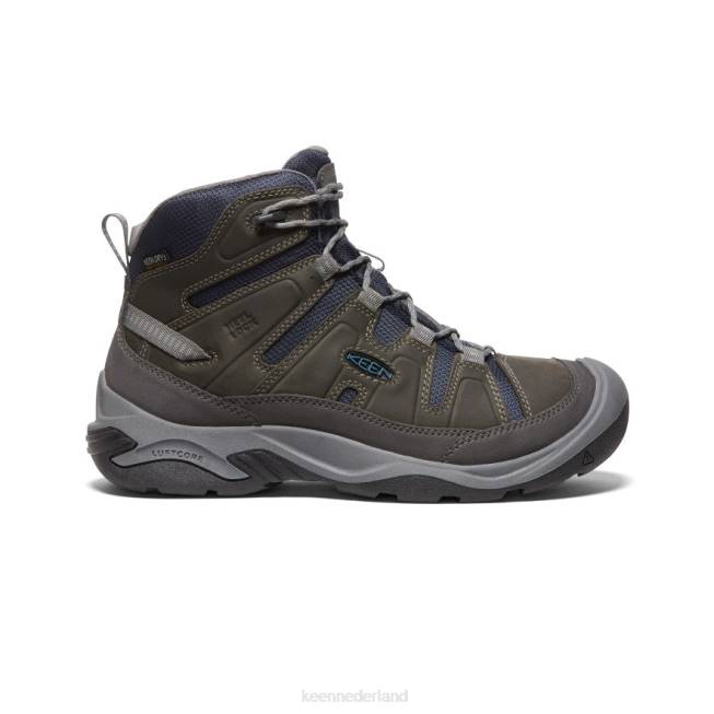 KEEN circadia waterdichte laars 804T72 schoenen staalgrijs/legioenblauw Heren