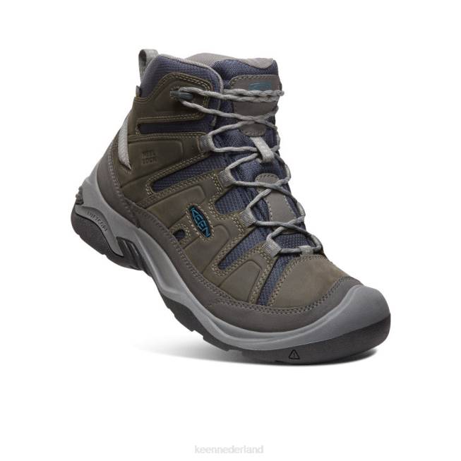 KEEN circadia waterdichte laars 804T72 schoenen staalgrijs/legioenblauw Heren