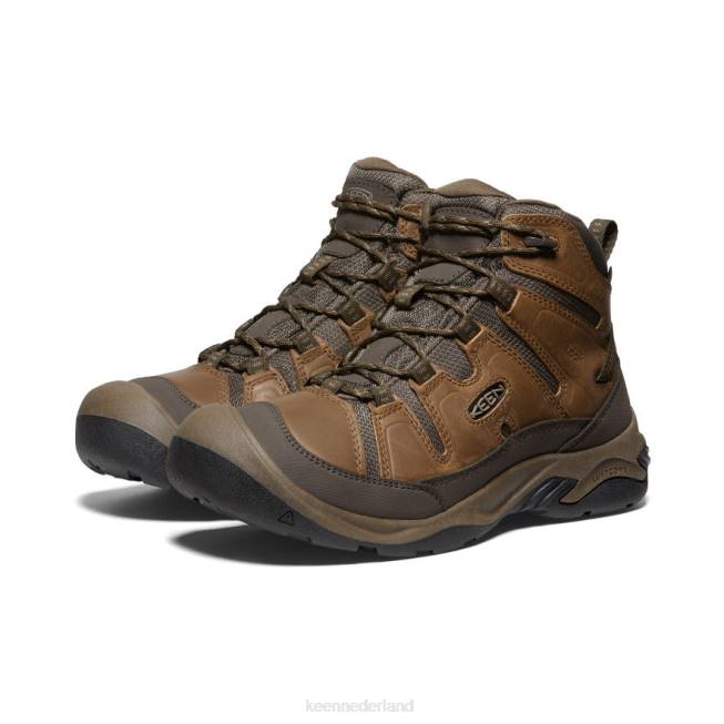 KEEN circadia waterdichte laars breed 804T257 schoenen bizon/gestroomd Heren