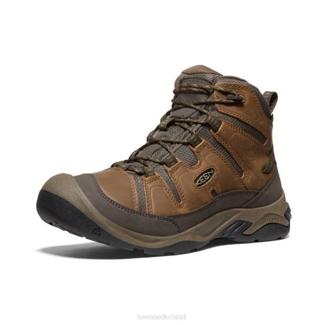 KEEN circadia waterdichte laars breed 804T257 schoenen bizon/gestroomd Heren