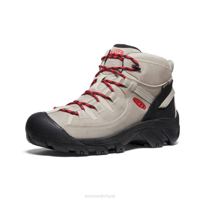 KEEN targhee ii mid waterdichte wandelschoenen 804T153 schoenen safari/rode loper Heren