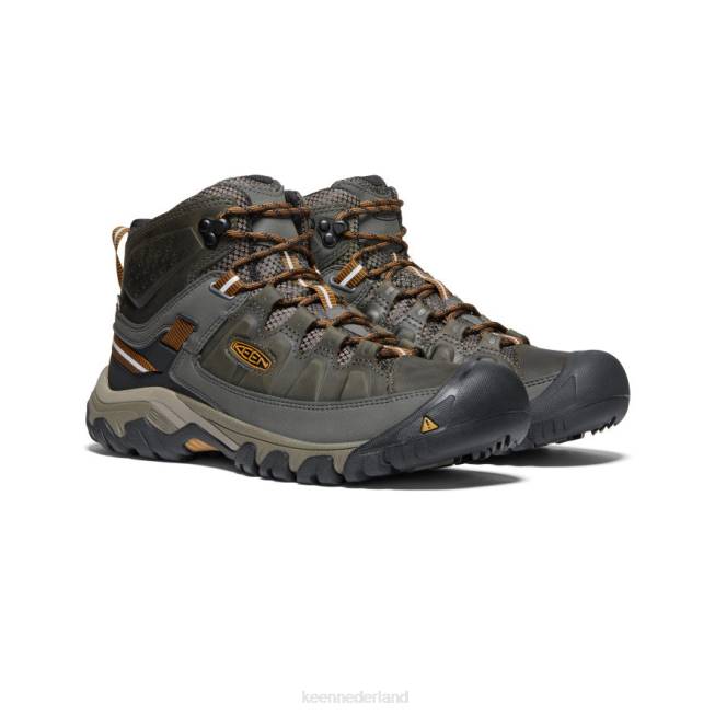 KEEN targhee iii waterdicht midden breed 804T246 schoenen zwart olijf/goudbruin Heren
