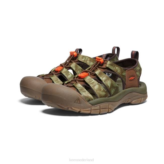 KEEN newport retro x smokey beer 804T82 schoenen rokerige beer/militaire olijf Heren
