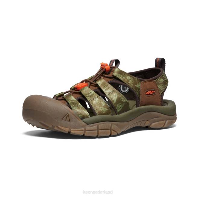 KEEN newport retro x smokey beer 804T82 schoenen rokerige beer/militaire olijf Heren