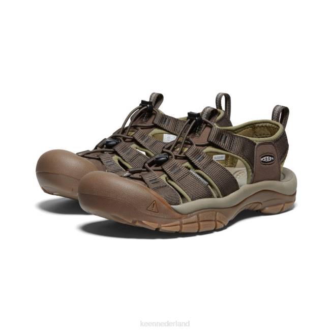 KEEN nieuwpoort h2 804T44 schoenen olijfgroen/kantine Heren