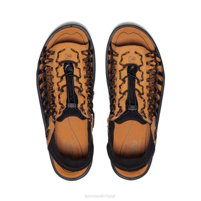 KEEN uneek ii open teen 804T19 schoenen zwart/kerrie Heren