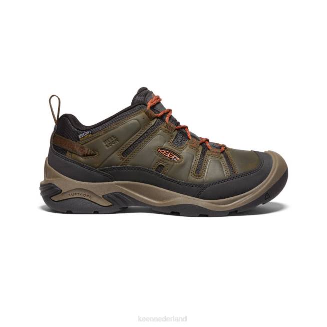 KEEN circadia waterdichte schoen 804T102 schoenen zwarte olijf/pottenbakkersklei Heren