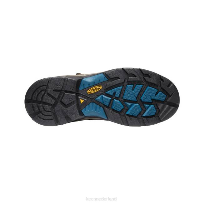 KEEN Detroit xt waterdichte laars (stalen neus) 804T244 schoenen cascadebruin/orionblauw Heren