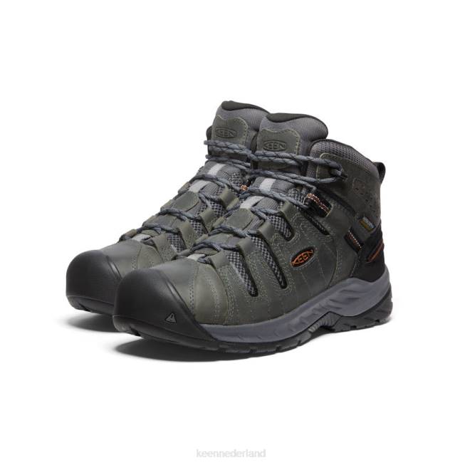 KEEN flint ii waterdicht midden (zachte teen) 804T76 schoenen staalgrijs/schildpadschild Heren