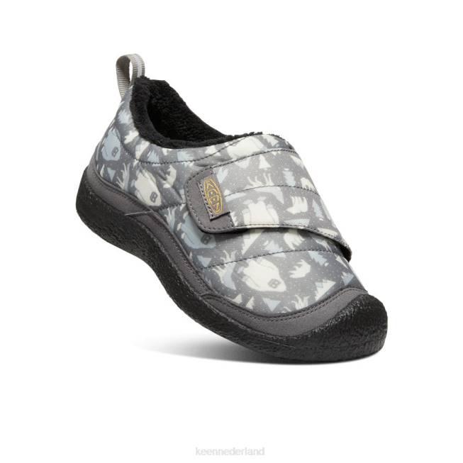 KEEN hoes wrap 804T985 schoenen staalgrijs/sterwit Grote kinderen