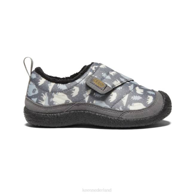 KEEN hoes wrap 804T991 schoenen staalgrijs/sterwit kleine kinderen