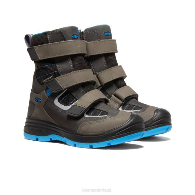 KEEN Redwood waterdichte winterlaars 804T940 schoenen raaf/magneet Grote kinderen