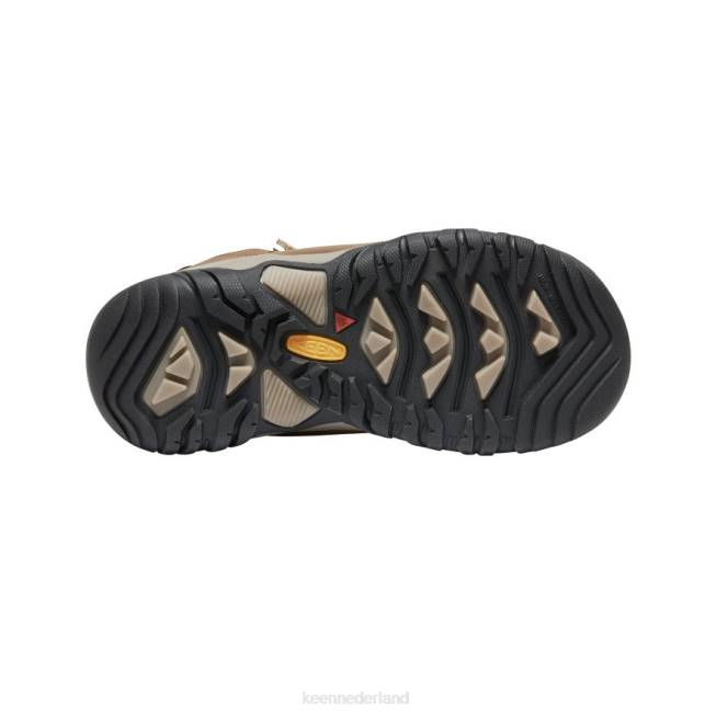 KEEN Ridgeflex waterdichte laars 804T946 schoenen bizons/rode loper Grote kinderen