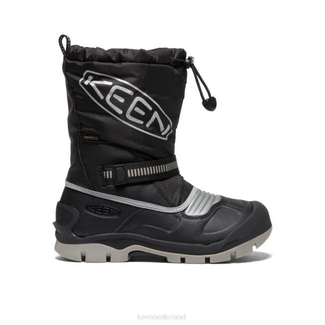 KEEN Snowtroll waterdichte laars 804T1000 schoenen zwart zilver Grote kinderen