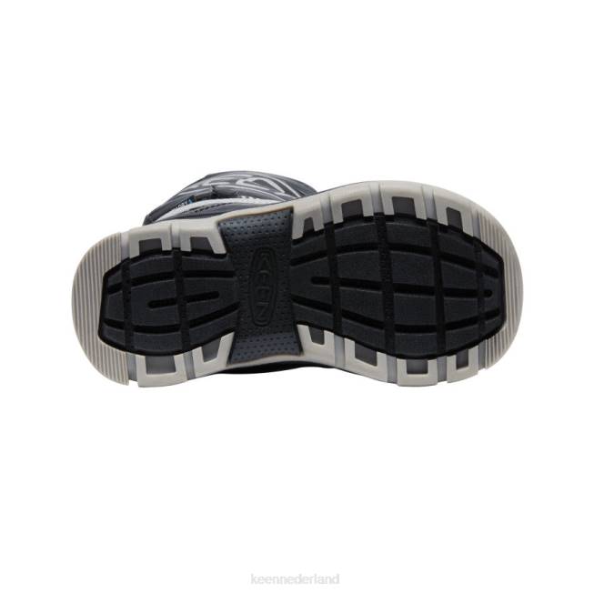 KEEN Snowtroll waterdichte laars 804T1007 schoenen zwart zilver kleine kinderen