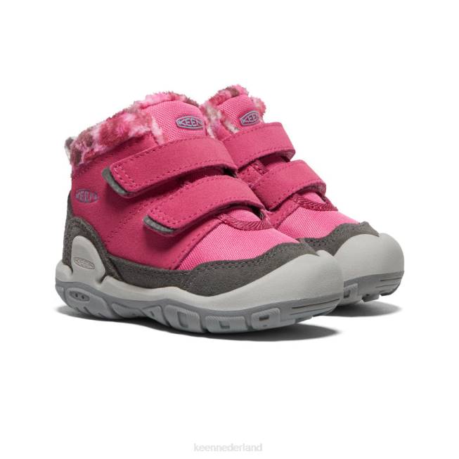 KEEN geknoopte chukka met dubbele riem 804T1013 schoenen fruitduif/zwart peuters