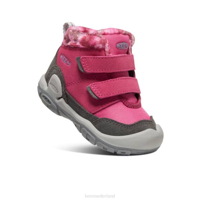 KEEN geknoopte chukka met dubbele riem 804T1013 schoenen fruitduif/zwart peuters