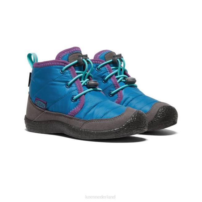 KEEN howser ii waterdichte chukka 804T998 schoenen mykonos blauw/atlantis kleine kinderen