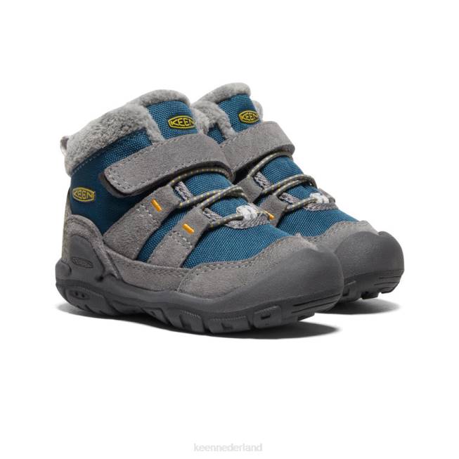 KEEN knoop chukka 804T1006 schoenen staalgrijs/blauwvleugeltaling peuters