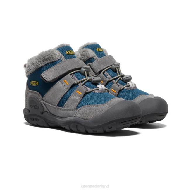 KEEN knoop chukka 804T979 schoenen staalgrijs/blauwvleugeltaling kleine kinderen