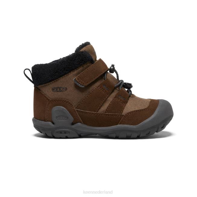 KEEN knoop chukka 804T980 schoenen donkere aarde/zwart kleine kinderen