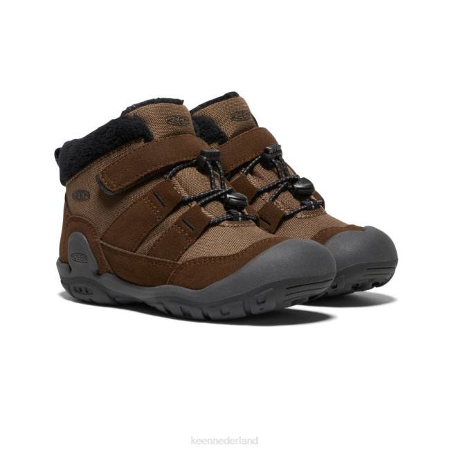 KEEN knoop chukka 804T980 schoenen donkere aarde/zwart kleine kinderen
