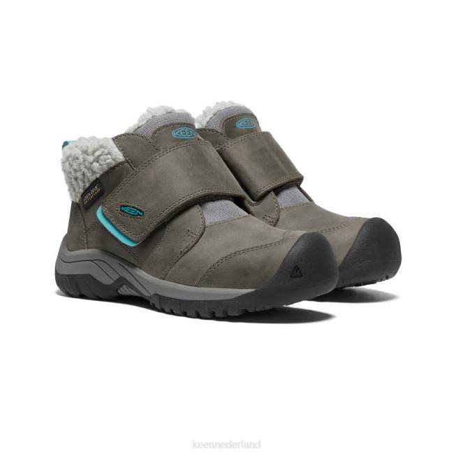 KEEN kootenay iv waterdichte laars 804T1010 schoenen staalgrijs/porselein kleine kinderen