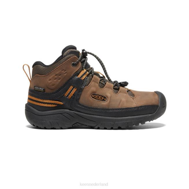 KEEN targhee waterdichte laars 804T895 schoenen donker aarde/goudbruin Grote kinderen