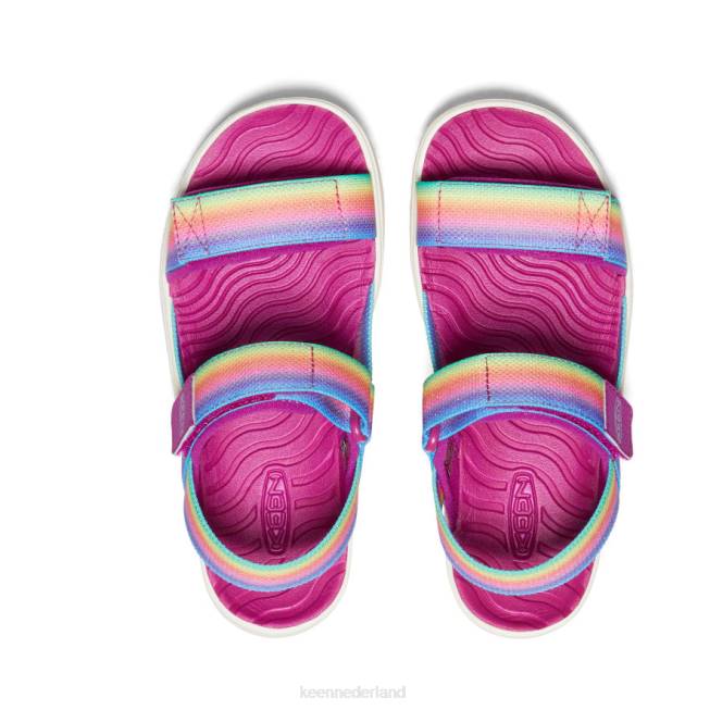 KEEN elle rugband 804T721 schoenen regenboog/festivalfuchsia Grote kinderen