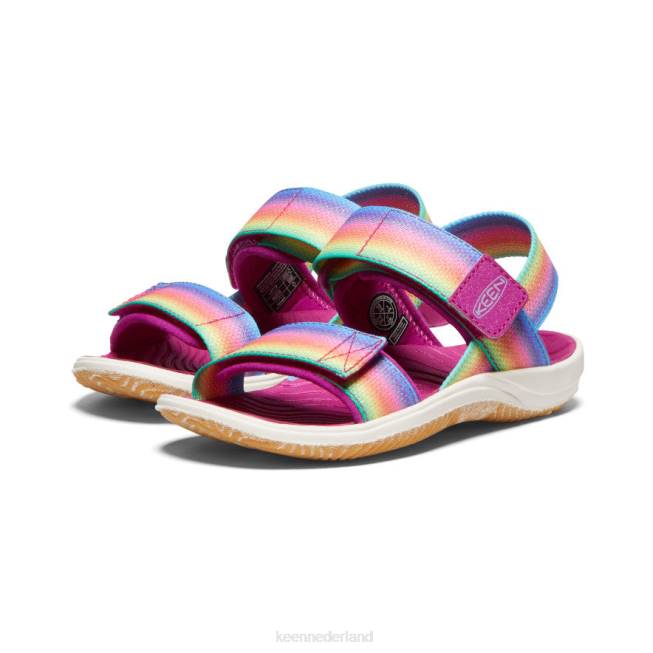 KEEN elle rugband 804T725 schoenen regenboog/festivalfuchsia kleine kinderen