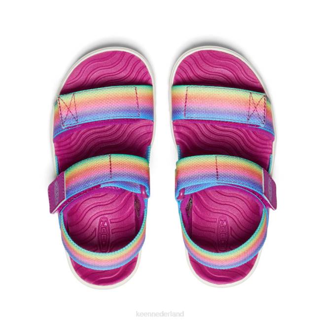 KEEN elle rugband 804T725 schoenen regenboog/festivalfuchsia kleine kinderen