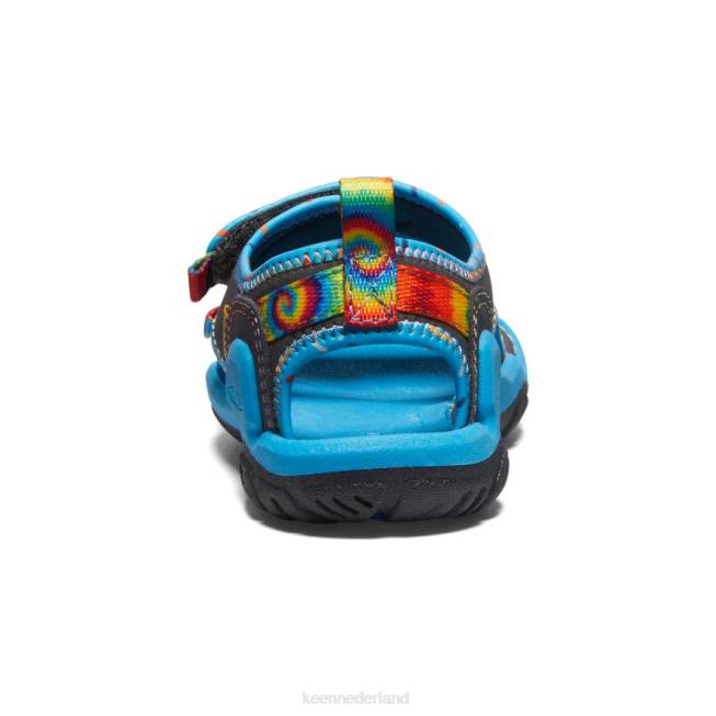 KEEN knotch creek met open teen 804T769 schoenen magneet/tie-dye kleine kinderen