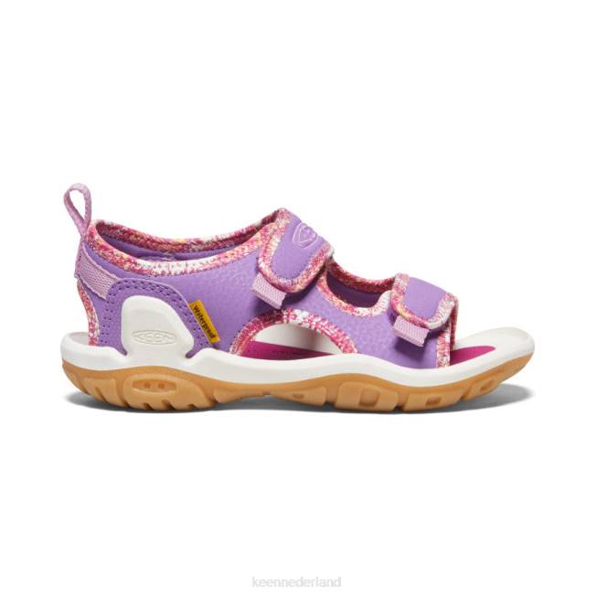 KEEN knotch creek met open teen 804T770 schoenen Engelse lavendel/festivalfuchsia kleine kinderen