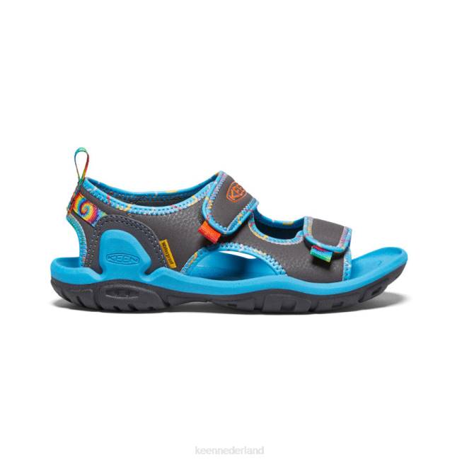 KEEN knotch creek met open teen 804T886 schoenen magneet/tie-dye Grote kinderen