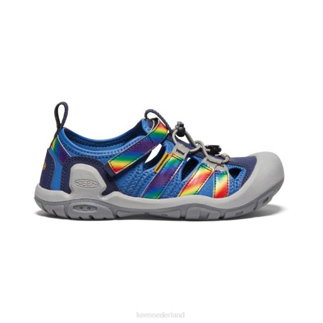 KEEN knots kreek 804T778 schoenen heldere kobalt/regenboog tie-dye Grote kinderen