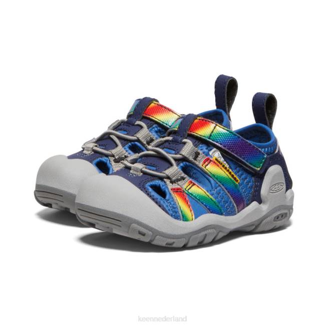 KEEN knots kreek 804T808 schoenen heldere kobalt/regenboog tie-dye peuters