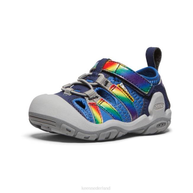 KEEN knots kreek 804T808 schoenen heldere kobalt/regenboog tie-dye peuters
