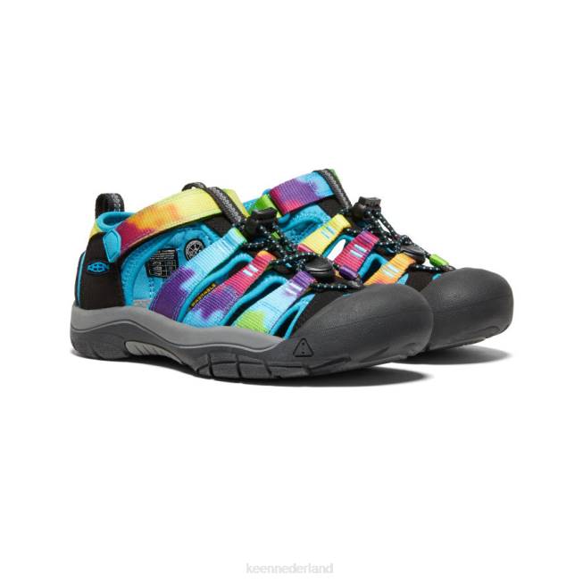 KEEN nieuwpoort h2 804T749 schoenen regenboog tie-dye Grote kinderen