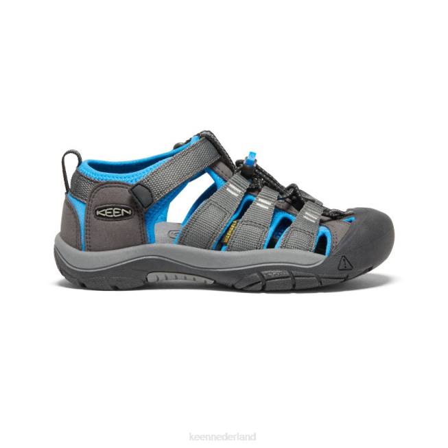 KEEN nieuwpoort h2 804T751 schoenen magneet/briljantblauw Grote kinderen