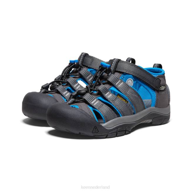 KEEN nieuwpoort h2 804T751 schoenen magneet/briljantblauw Grote kinderen