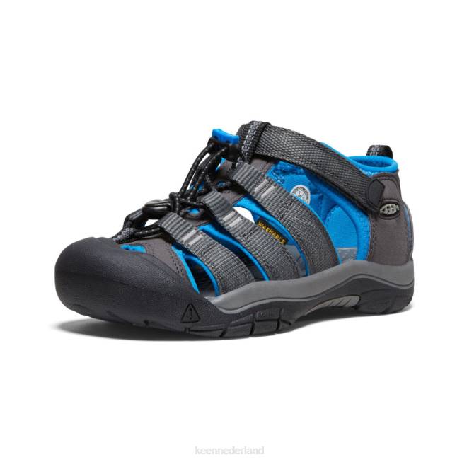 KEEN nieuwpoort h2 804T751 schoenen magneet/briljantblauw Grote kinderen