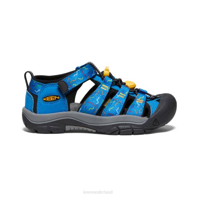 KEEN nieuwpoort h2 804T757 schoenen oostenrijk/zwart Grote kinderen