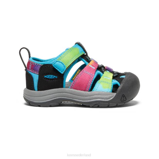 KEEN nieuwpoort h2 804T826 schoenen regenboog tie-dye peuters