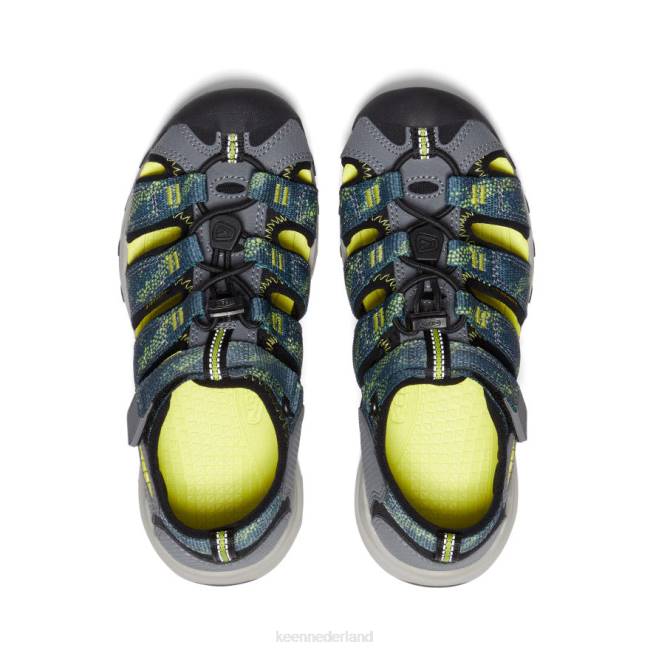 KEEN nieuwpoort neo h2 804T969 schoenen zeemos/staalgrijs Grote kinderen