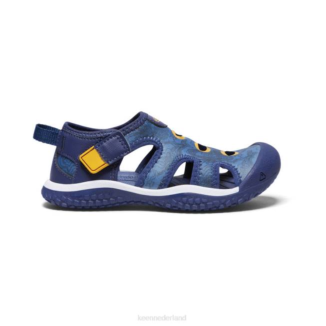 KEEN pijlstaartrog sandaal 804T865 schoenen heldere kobalt/blauwe diepten kleine kinderen