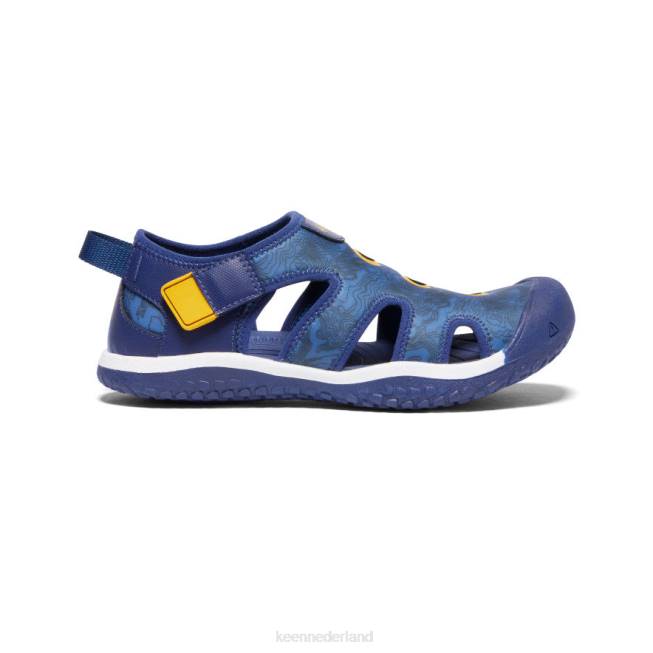 KEEN pijlstaartrog sandaal 804T916 schoenen heldere kobalt/blauwe diepten Grote kinderen